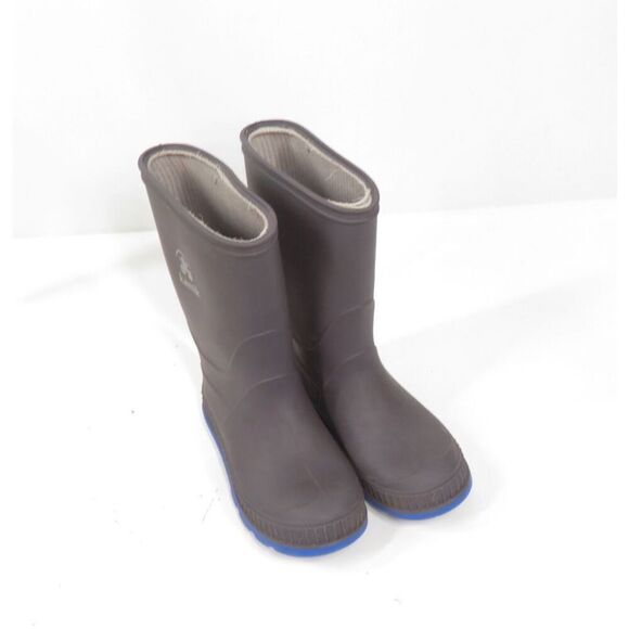 Kamik Kids Stomp Rain Snow Boots Grey Blue Boys Unisex Toddler Size 10T - Picture 4 of 9